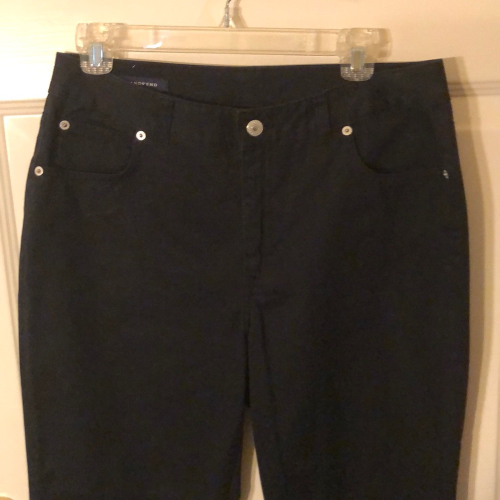 Women’s Sz 10 Lands End black cropped pants